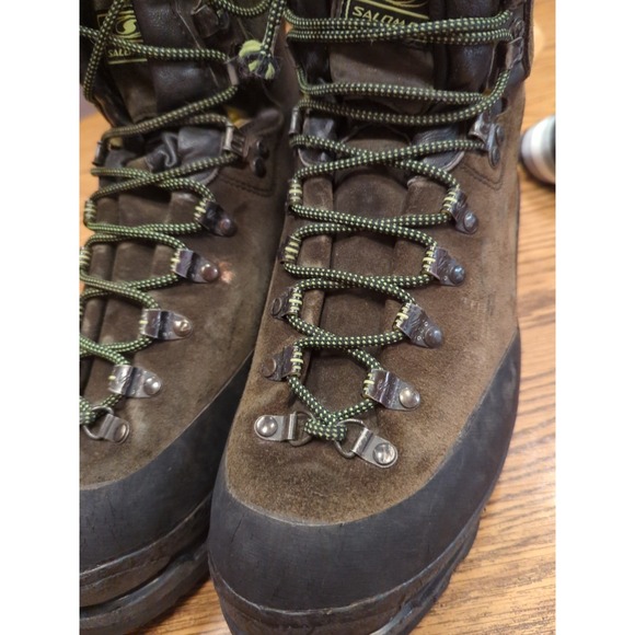 Mens Salomon Super Mountain 9 Boots Hiking Mountain Suede Leather READ For Size! main image 8